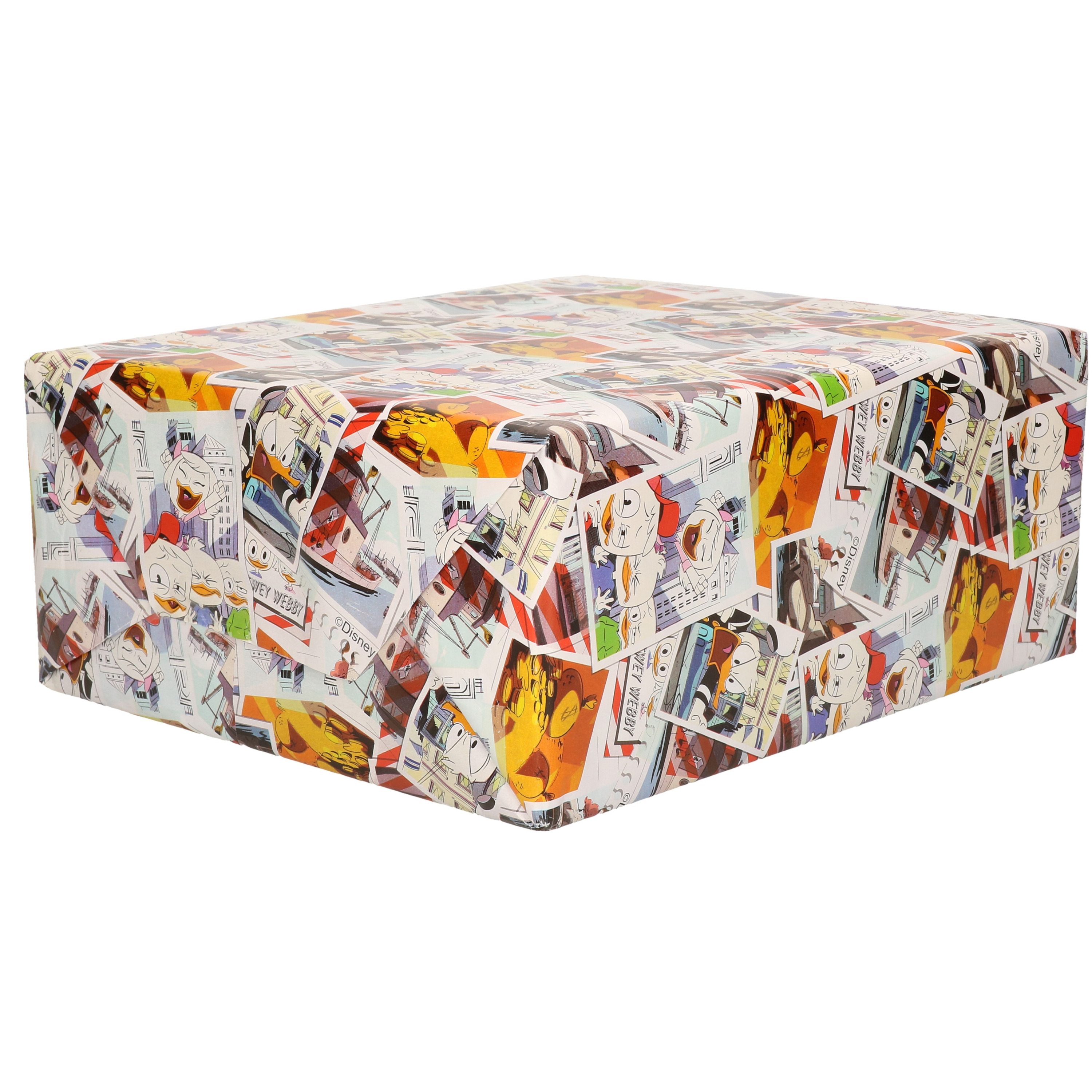 1x Rollen inpakpapier-cadeaupapier Disney Ducktales stripfoto 200 x 70 cm