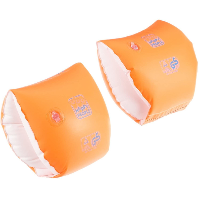 2x Oranje zwembandjes-zwemmouwtjes voor babies 11-15 kilogram