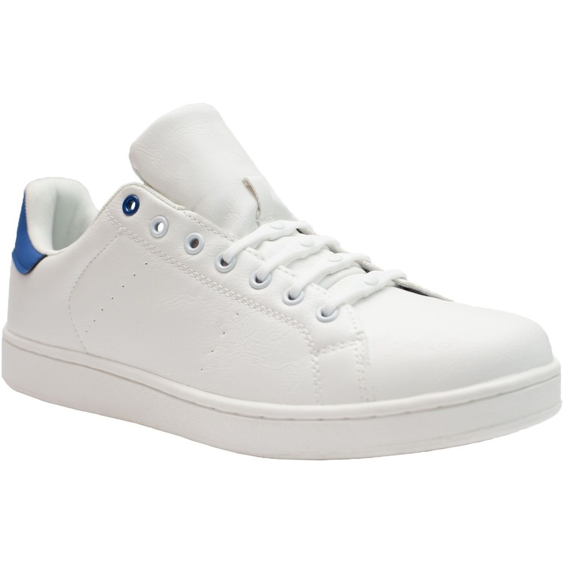 8x Witte schoenveters elastisch-elastiek siliconen voor brede voeten-schoenen