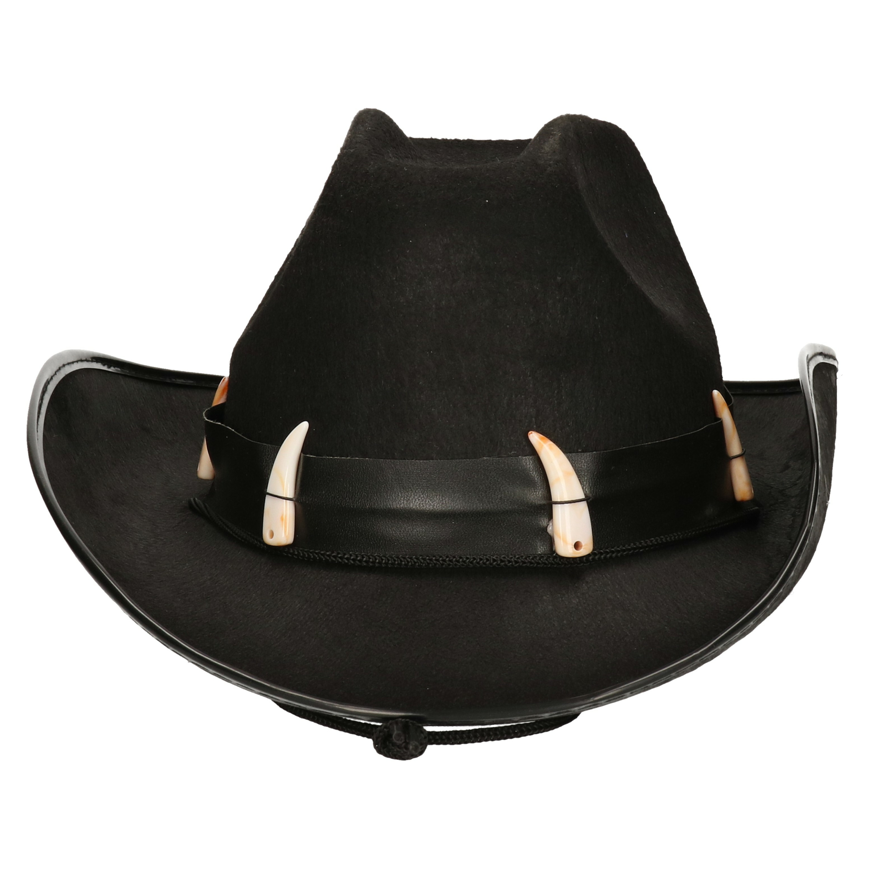 Atosa Carnaval verkleed Cowboy hoed Nevada zwart volwassenen Western thema