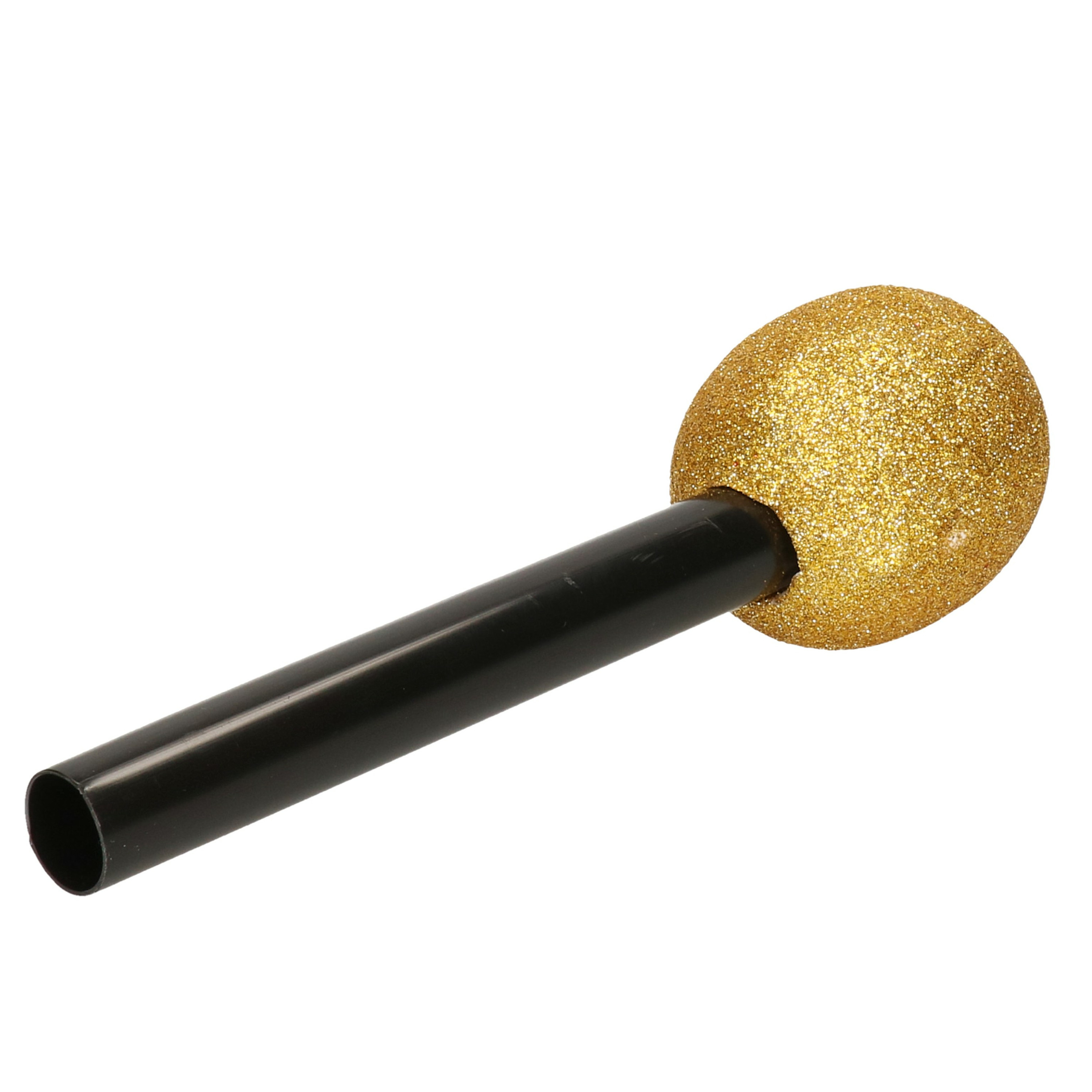 Atosa Speelgoed microfoon goud kunststof 22 cm