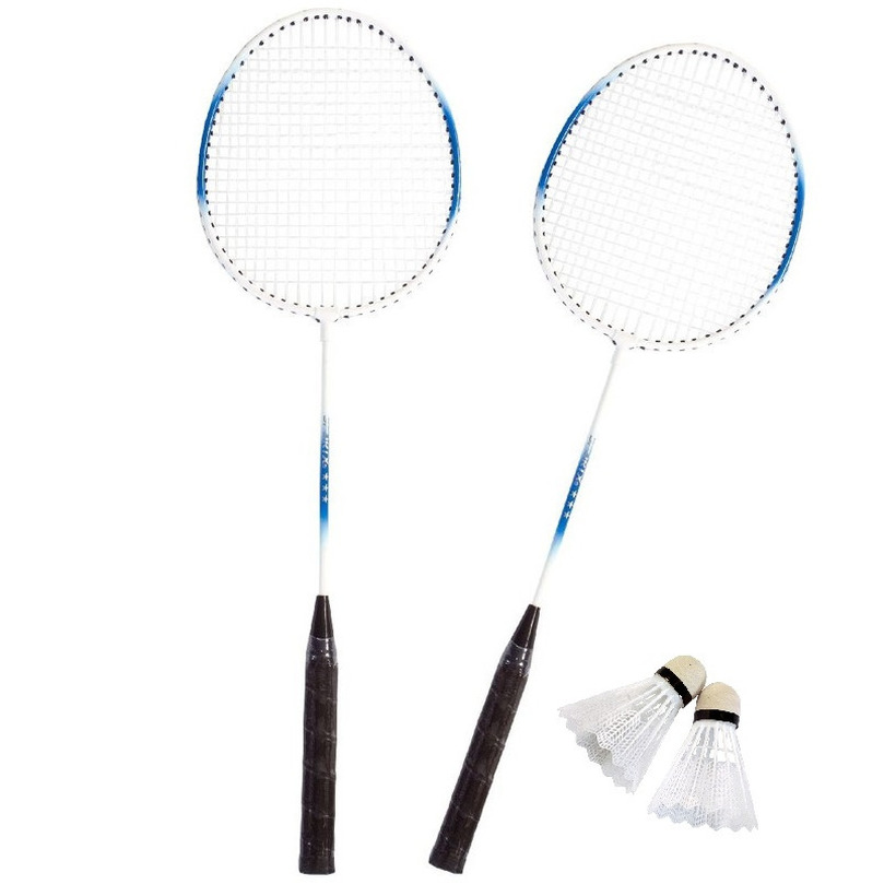 Badmintonset blauw-wit 5-delig 66 cm