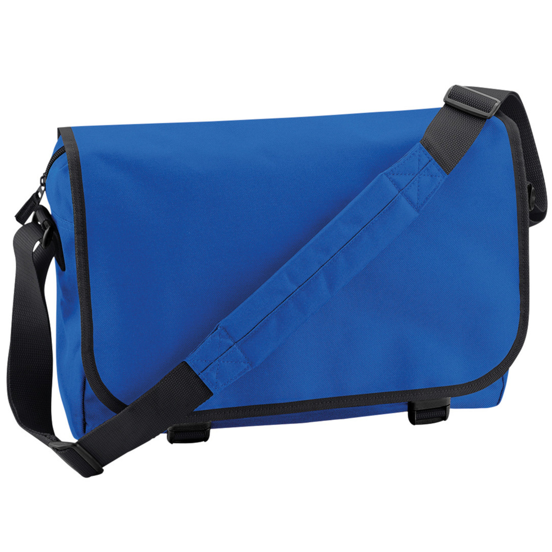 Bagbase Schoudertas-Messenger bag blauw heren-dames 41 cm