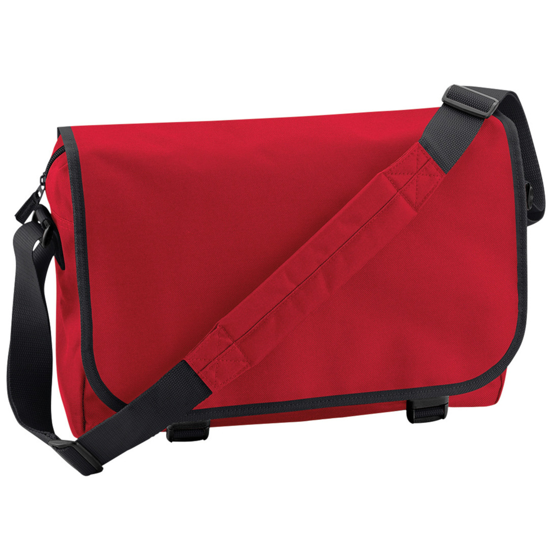 Bagbase Schoudertas-Messenger bag rood heren-dames 41 x 31 cm