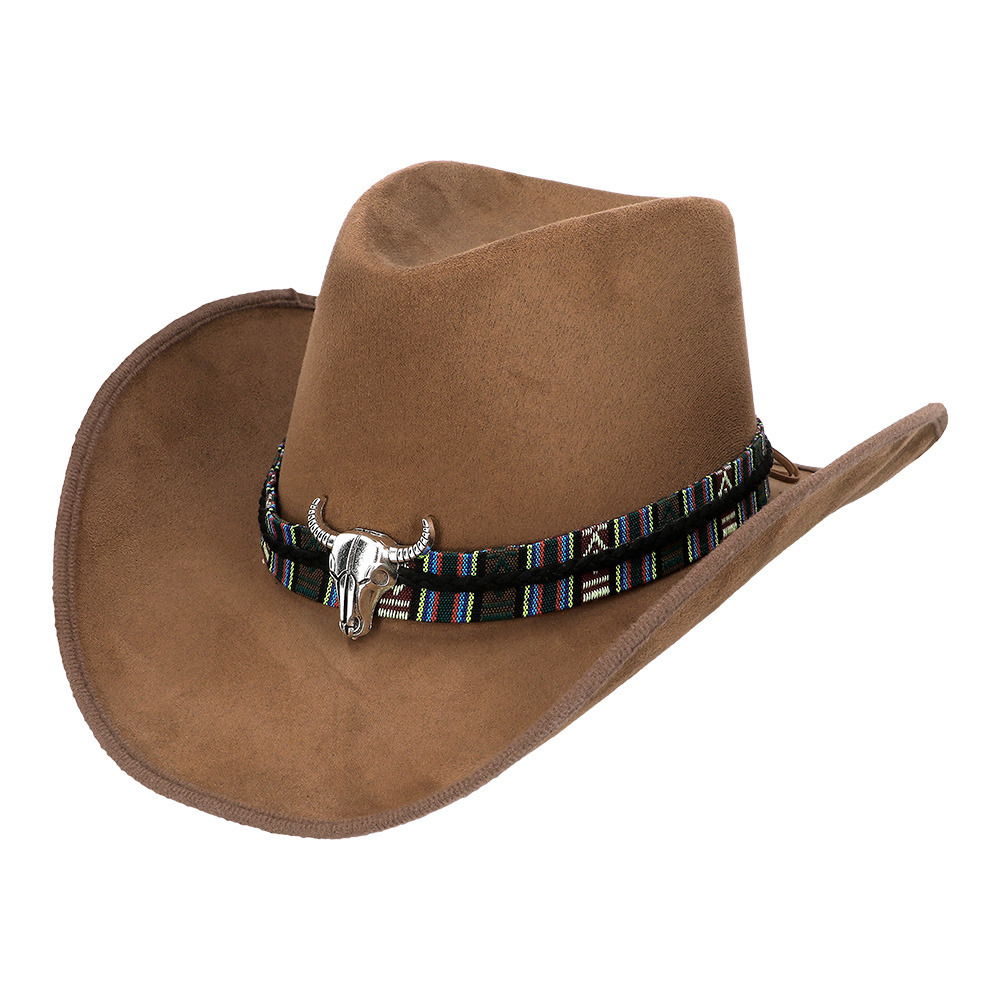 Boland party Carnaval verkleed cowboy hoed Rodeo bruin volwassenen polyester