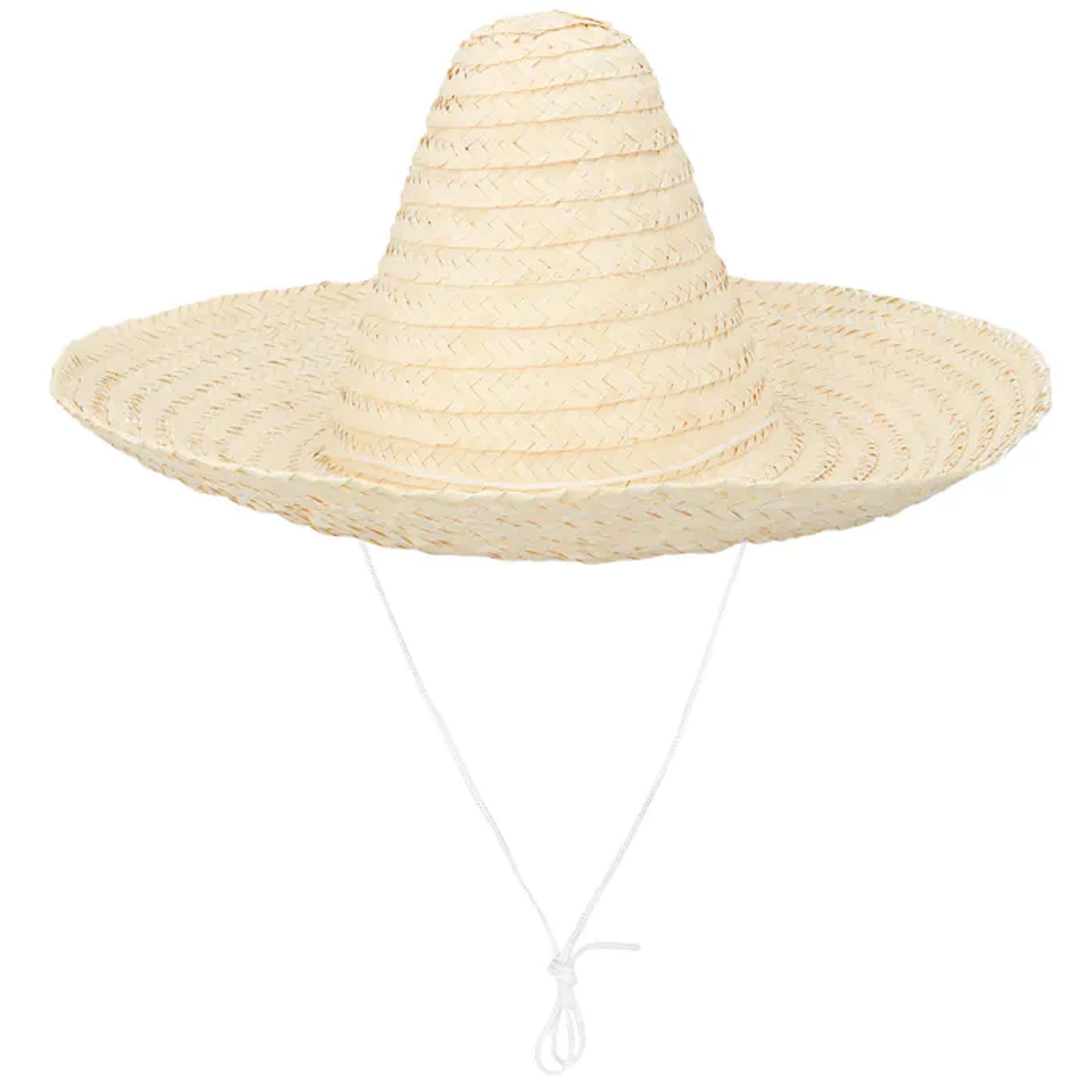 Boland party Carnaval verkleed Sombrero hoed Fiesta naturel volwassenen polyester