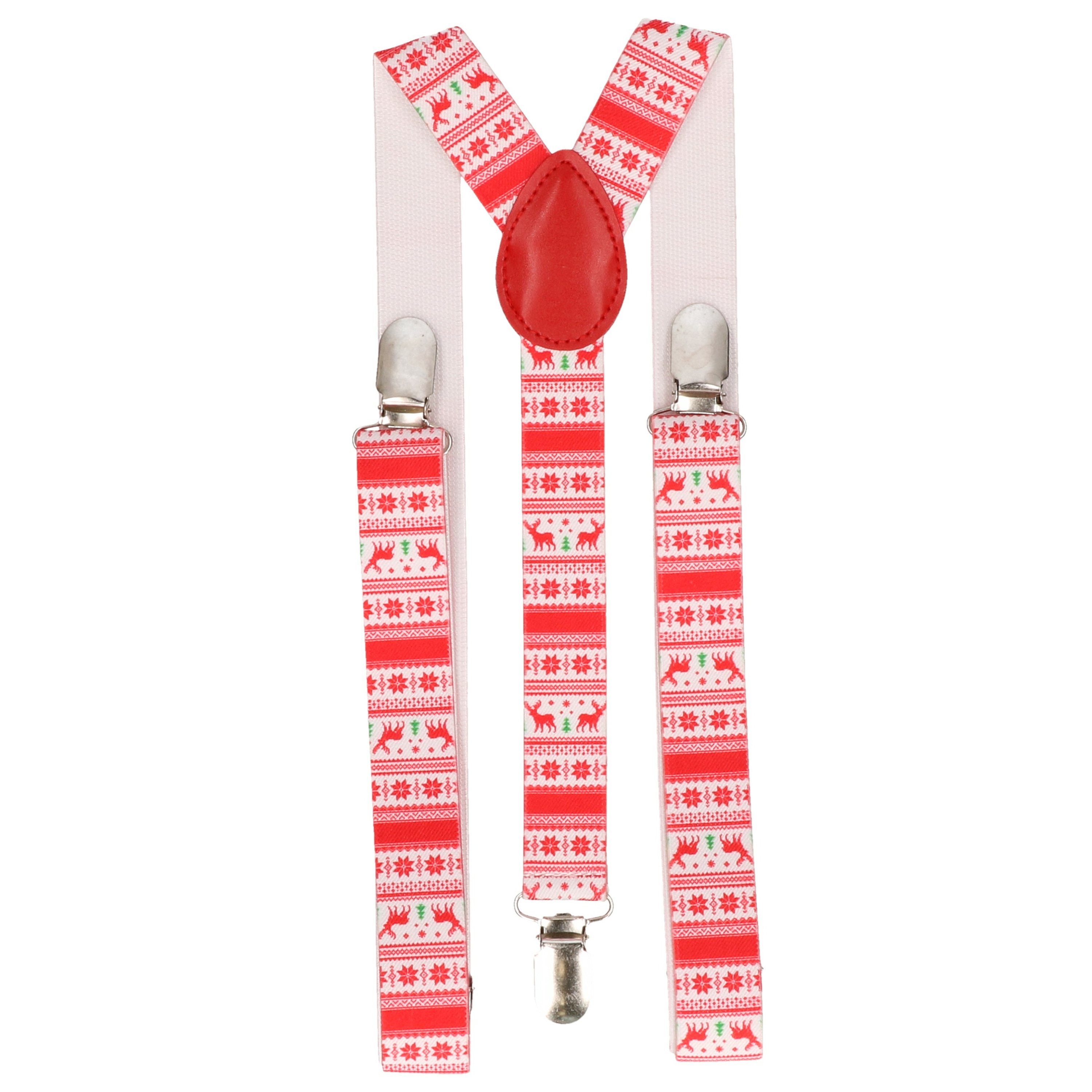 Chaks Kerst bretels rood voor volwassenen -? one size