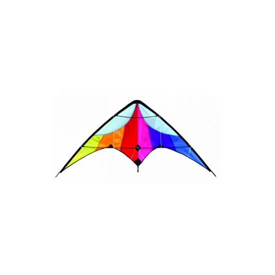 Delta strand vlieger regenboog 130 x 60 cm