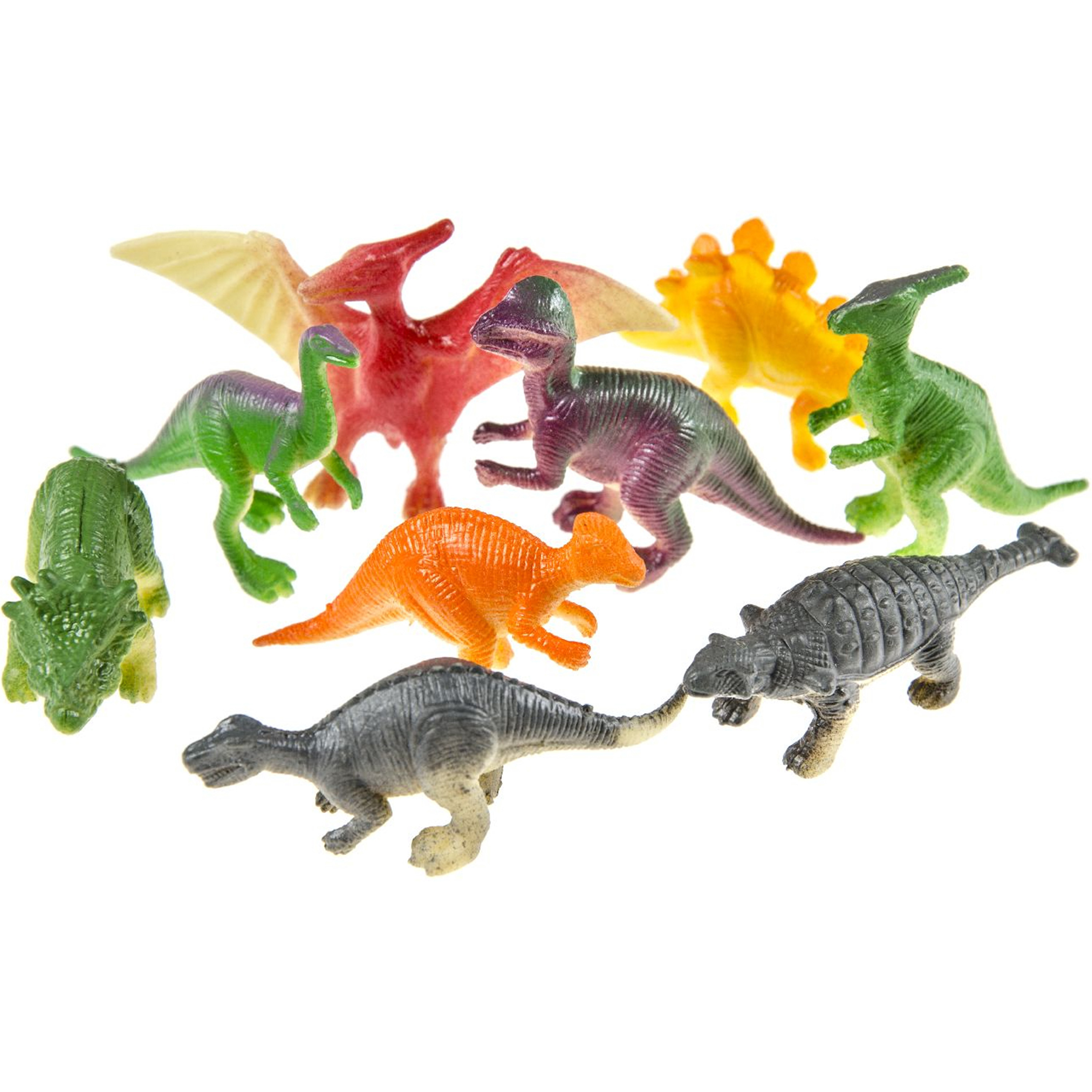Dinosaurus speelgoed set voor kinderen 12x stuks plastic
