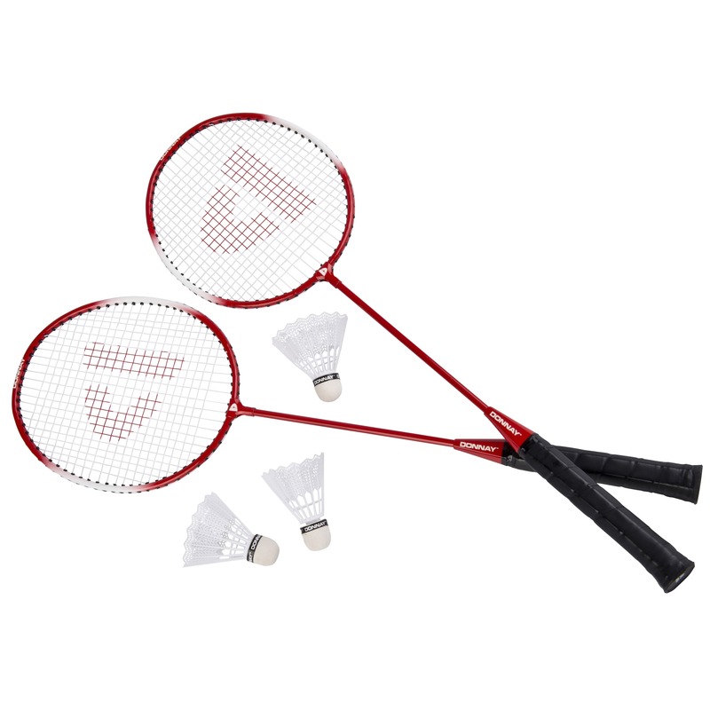 Donnay badmintonset rood 6-delig 67 cm