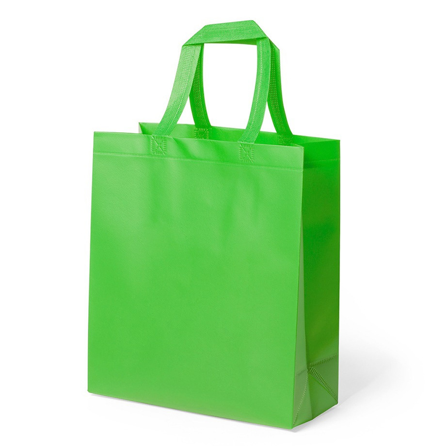 Draagtas-schoudertas-boodschappentas in de kleur lime groen 35 x 40 x 15 cm