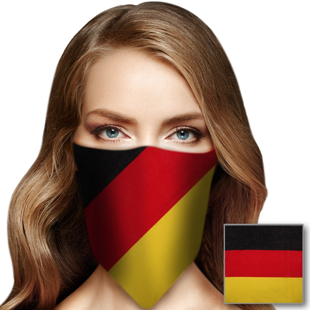 Duitse vlag bandana van katoen