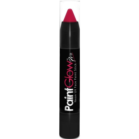 Face paint stick neon roze UV-blacklight 3,5 gram schmink-make-up stift-potlood