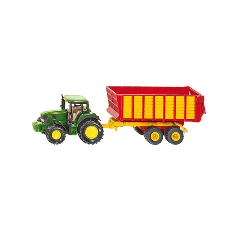 Groene John Deere speel tractor