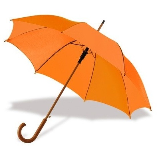 Grote paraplu oranje 103 cm