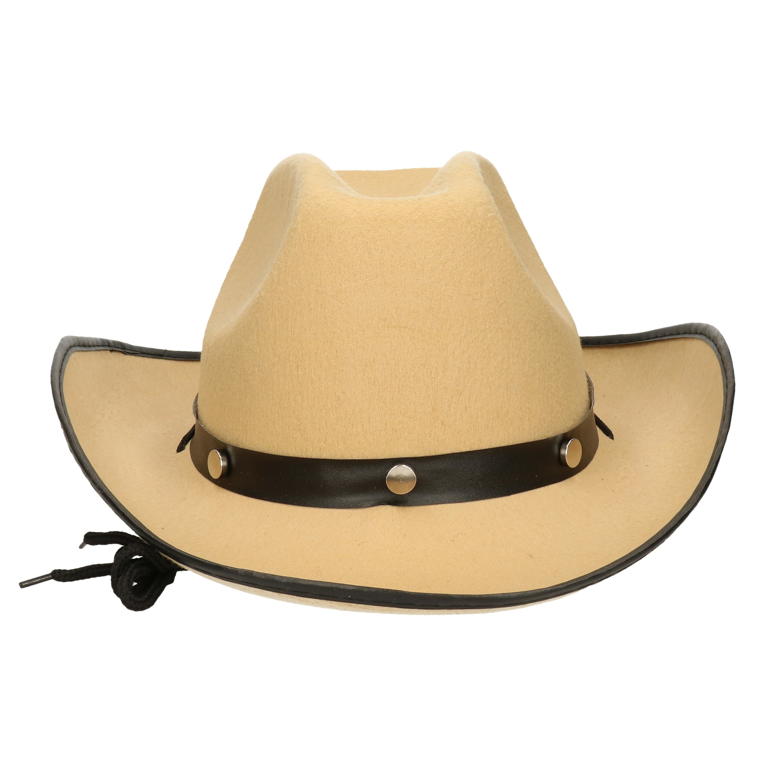 Guirca Carnaval verkleed Cowboy hoed Arizona beige voor volwassenen Western thema