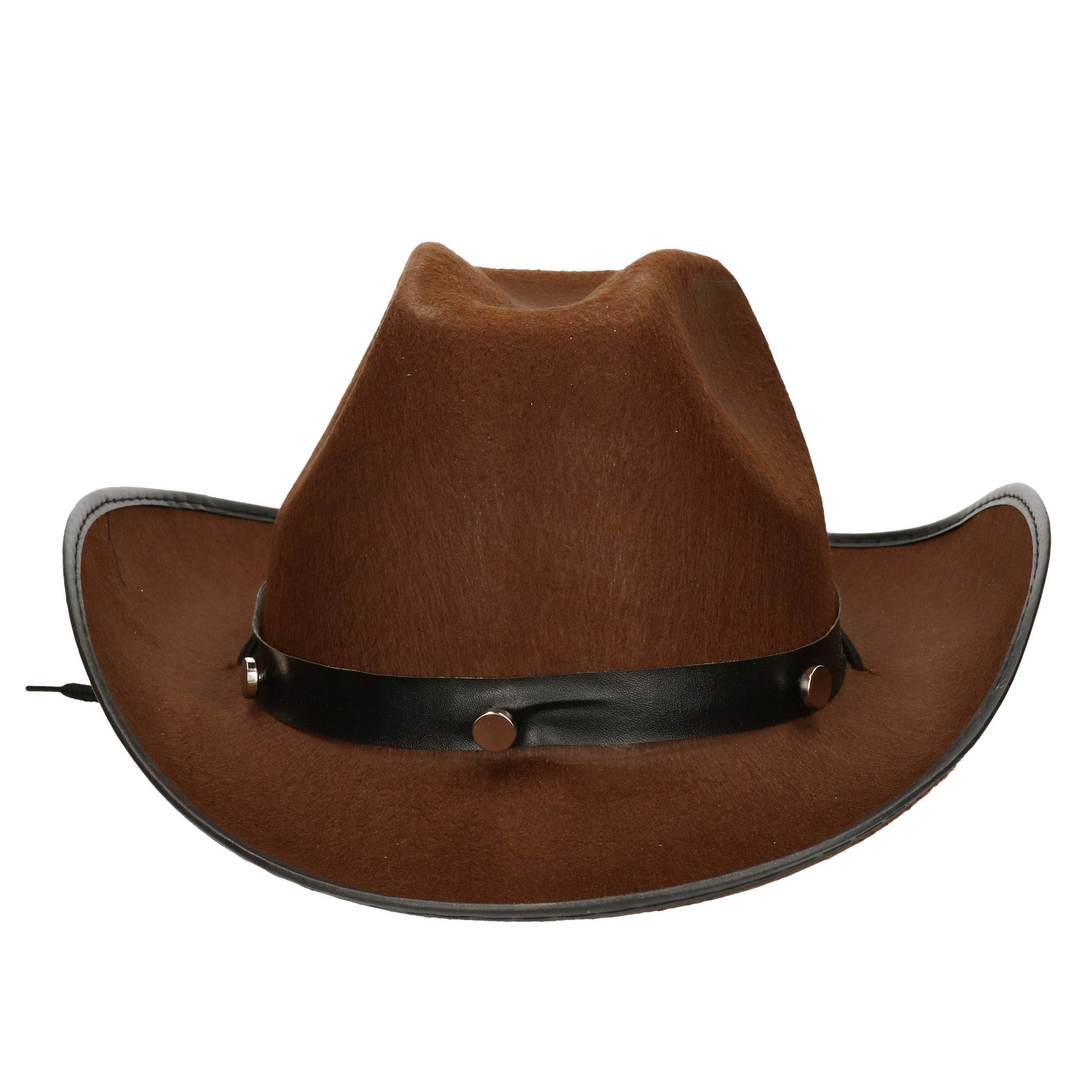 Guirca Carnaval verkleed Cowboy hoed Arizona bruin voor volwassenen Western thema