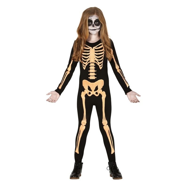 Halloween skelet kostuum voor kinderen