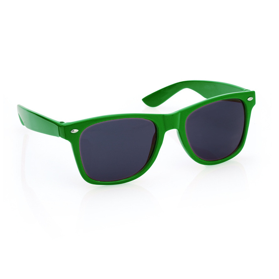 Hippe party zonnebril groen volwassenen