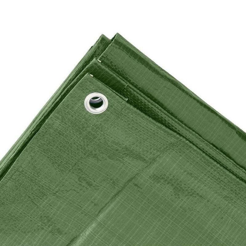 Hoge kwaliteit afdekzeil-dekzeil groen 3 x 5 meter