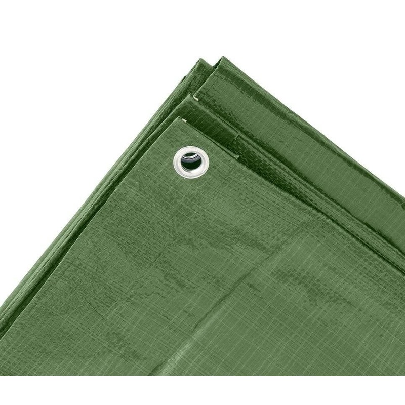 Hoge kwaliteit afdekzeil-dekzeil groen 4 x 5 meter