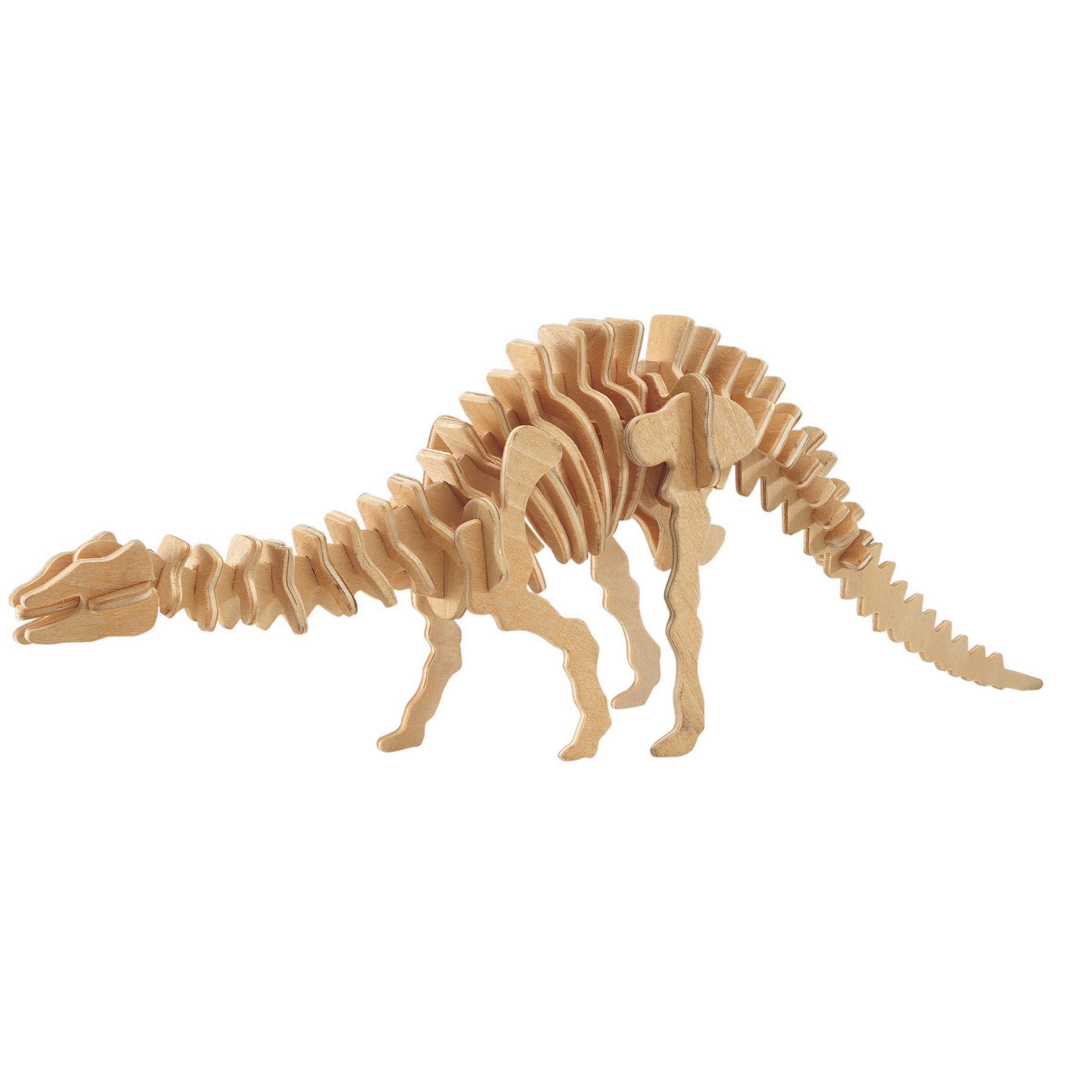 Houten 3D puzzel apatosaurus-langnek dinosaurus 38 cm
