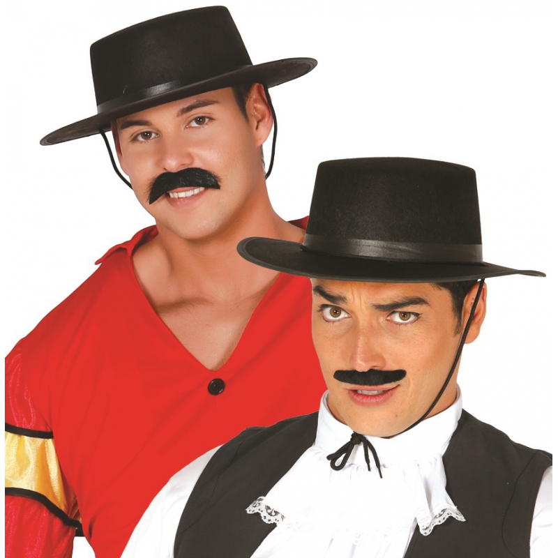 Klassieke Spaanse hoed zwart voor heren