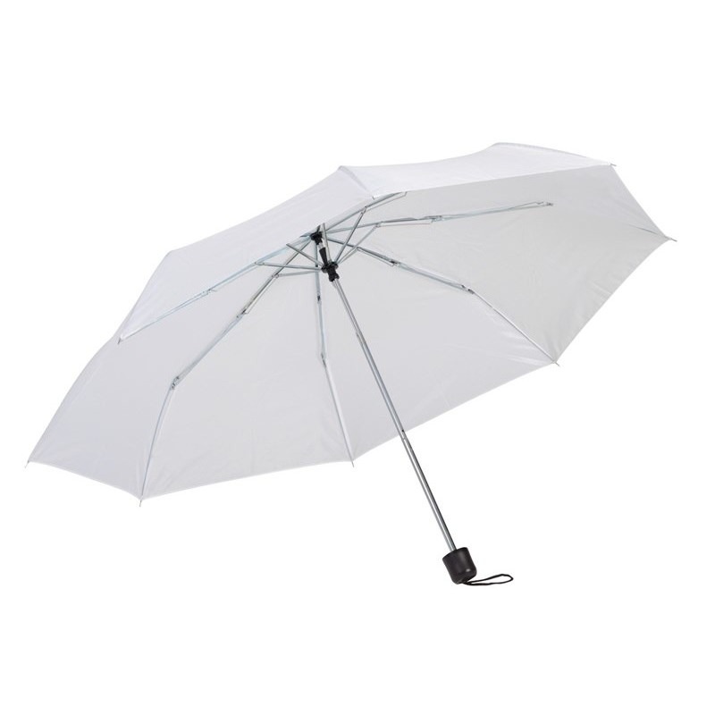 Kleine uitvouwbare paraplu wit 96 cm