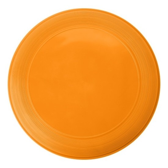 Kunststof oranje frisbees 21 cm