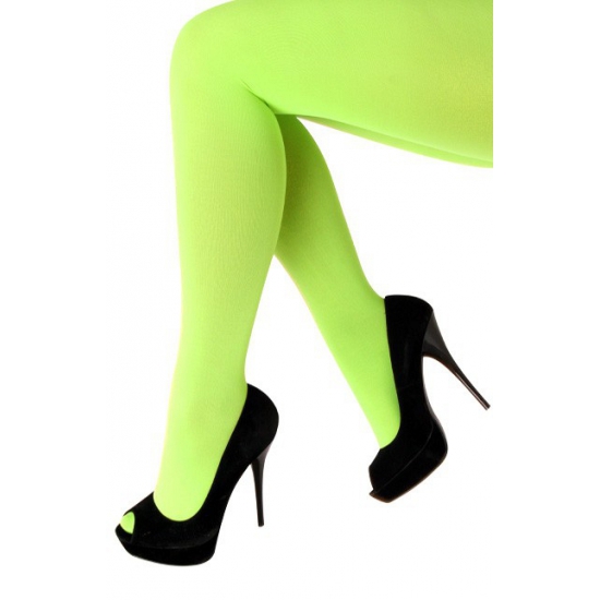 Neon groene panty 60 denier