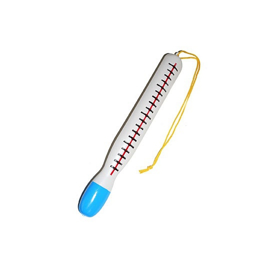 Nep verkleed speelgoed thermometer 30 cm