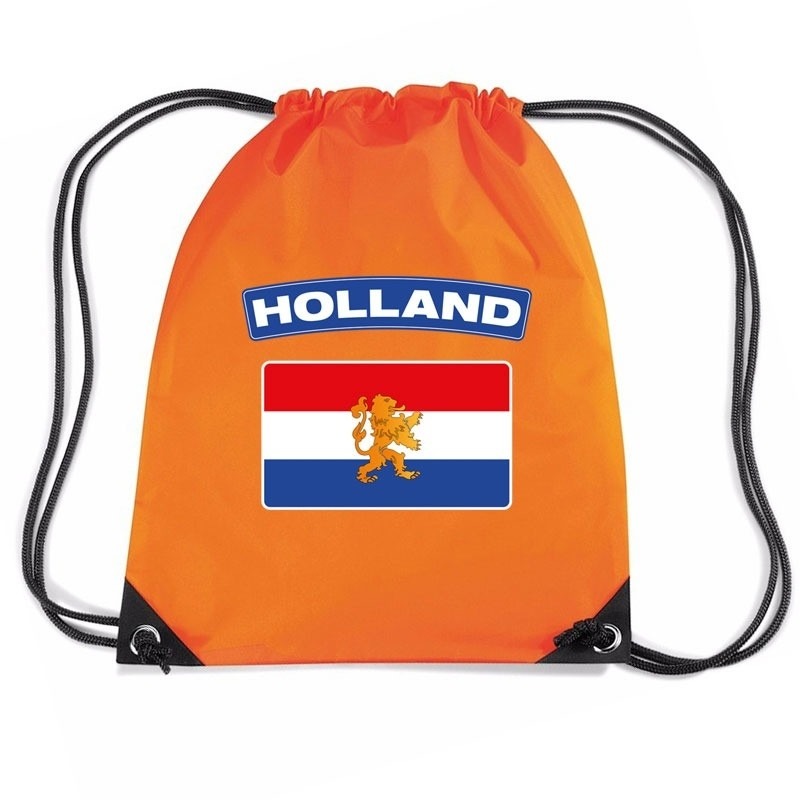 Nylon rugzak Holland vlag oranje