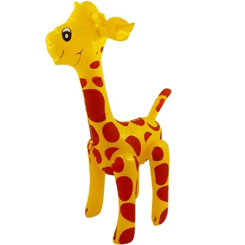 Opblaas giraffe dieren 59 cm