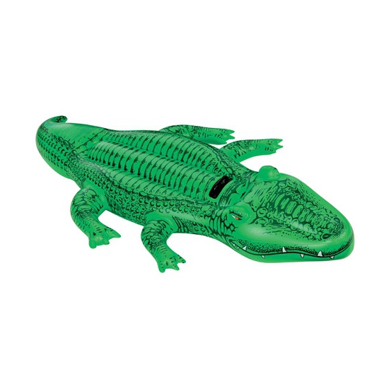 Opblaas krokodil Intex 168 cm groen