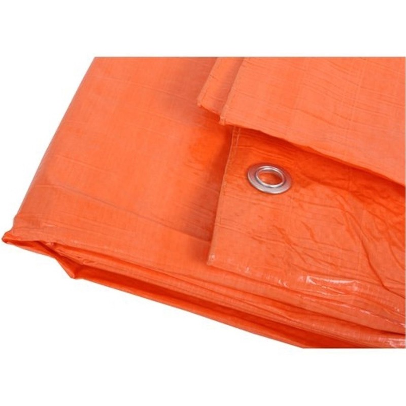 Oranje afdekzeil-dekkleed 2 x 3 m