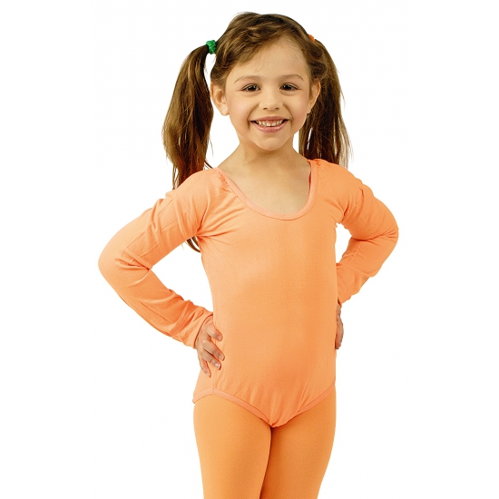 Oranje body pakje verkleedaccessoires voor meisjes
