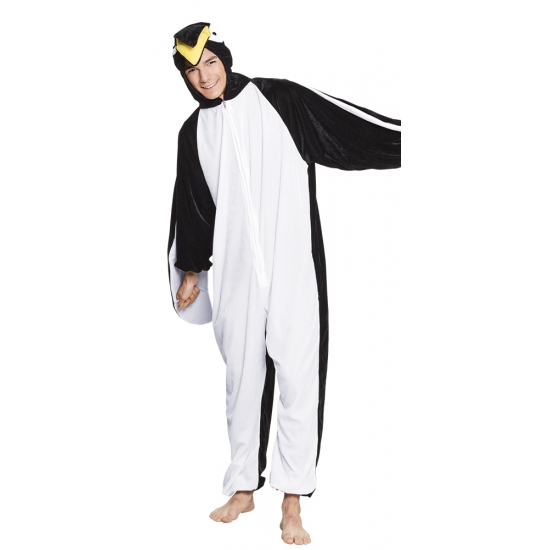 Pinguin onesie dierenpak kind