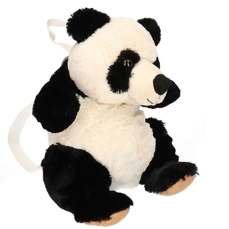 Pluche knuffel panda kinder rugzak 22 cm
