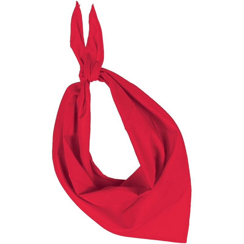 Rode basic bandana-hals zakdoeken-sjaals-shawls voor volwassenen