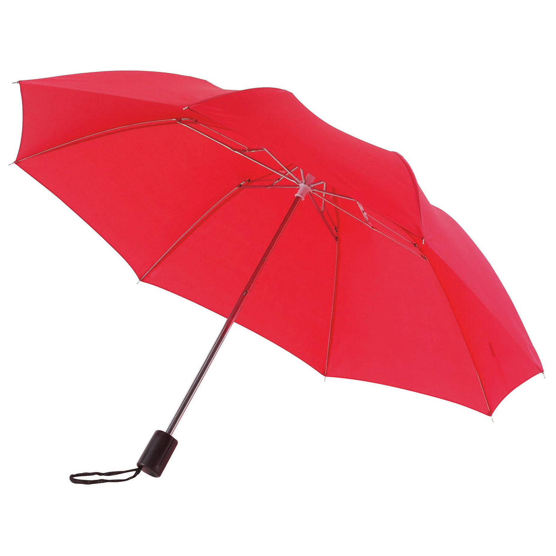 Rode paraplu uitklapbaar met hoes 85 cm