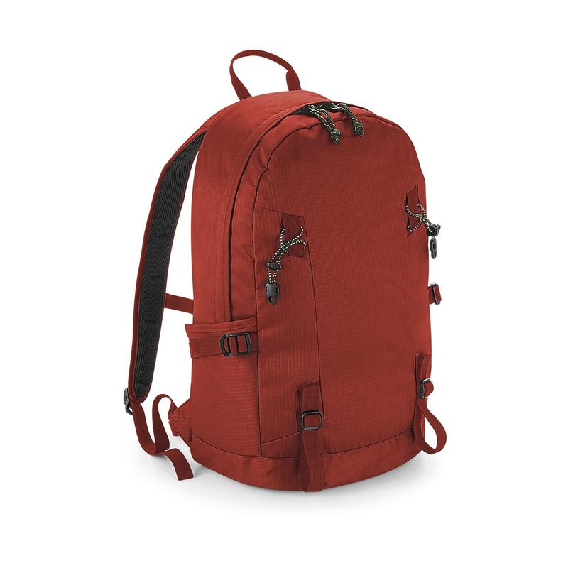 Rode rugtas voor wandelaars-backpackers 20 liter