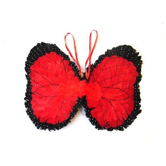 Rode vlinder vleugels voor kinderen