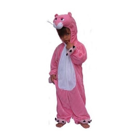 Roze panter kinder kostuums dierenpak