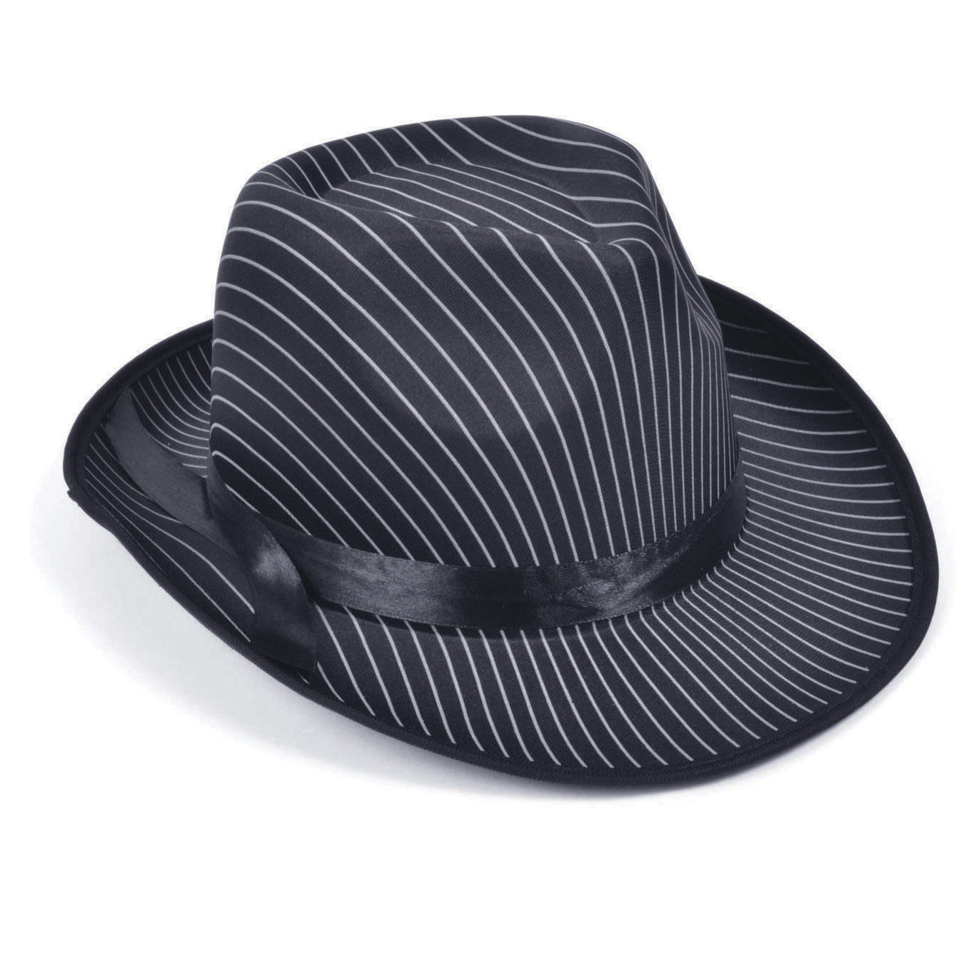 Rubies Carnaval verkleed hoed voor een Maffia-gangster zwart polyester heren-dames