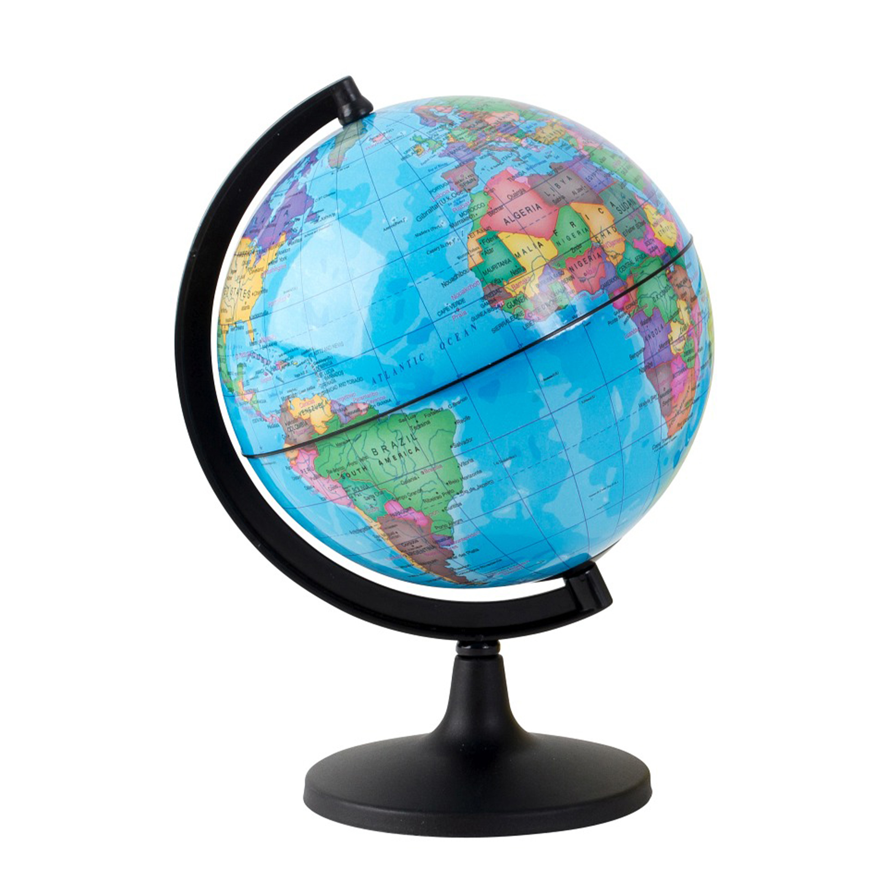 Spaarpot voor kinderen Globe-Wereldbol Op standaard Dia 14 cm