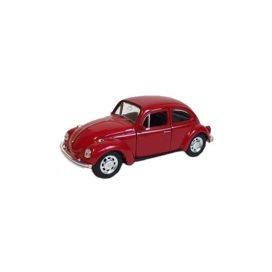Speelauto Volkswagen Kever rood 12 cm