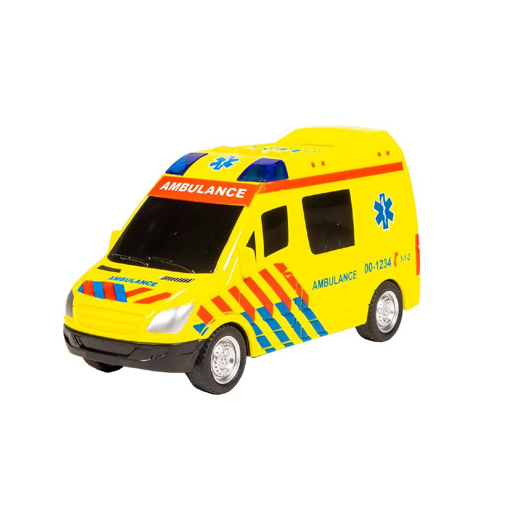 Speelgoed ambulance met licht en geluid