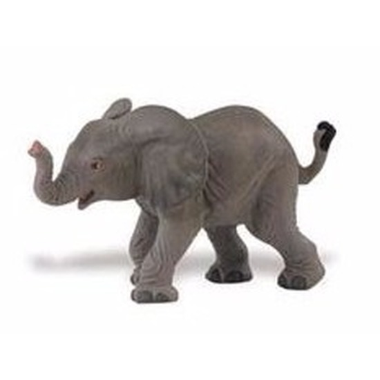 Speelgoed nep Afrikaanse olifant 8 cm