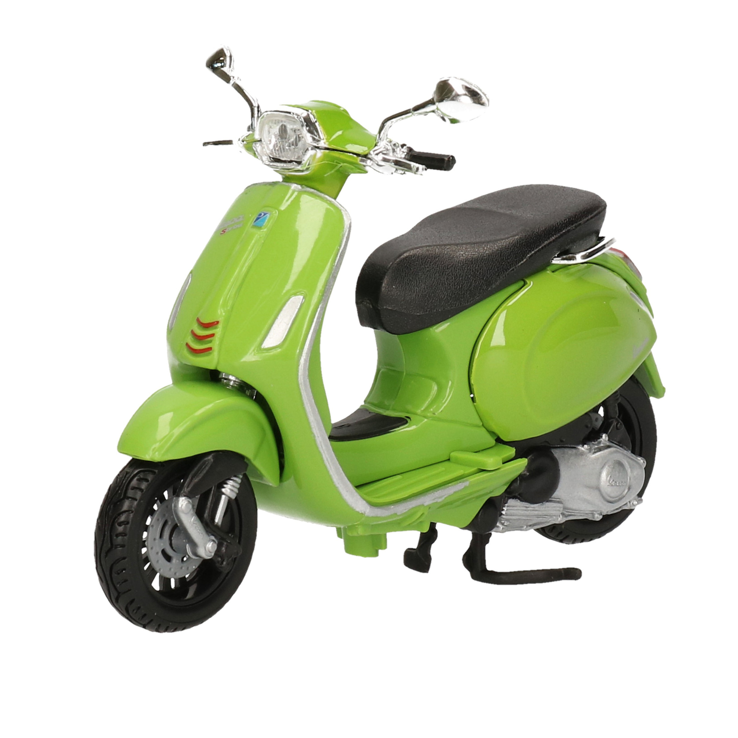 Speelgoed scooter Vespa Sprint 150 ABS 2018 groen schaalmodel 1:18 10 x 5 x 7 cm