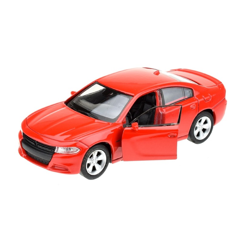 Speelgoedauto Dodge Charger 2016 rood 1:34